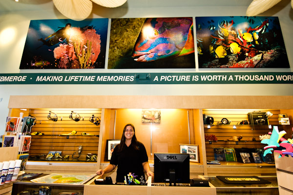 Store front counter